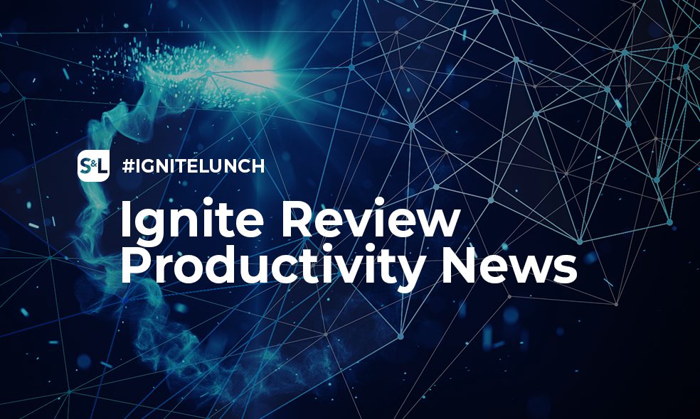 Die Highlights des Productivity Ignite Lunch am 25.10.2018